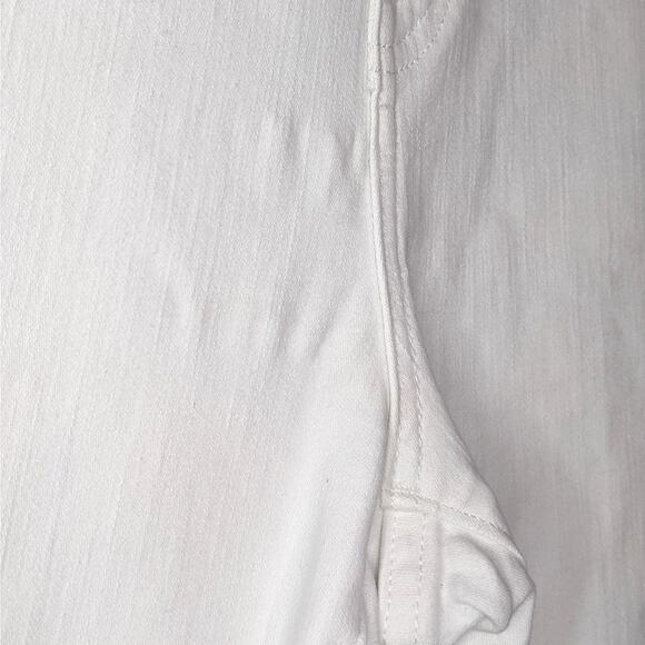 Madewell 10" High-Rise Skinny Jeans Pure White Women's Size 31 Style #AJ233 - Picture 6 of 13